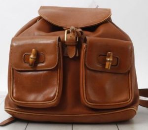 グッチ　バンブー　リュック