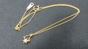 ダイヤ付ネックレスをお買取りしました!買取専門店大吉イオンタウン仙台泉大沢店です。