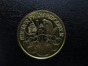 大吉 武蔵小金井店 ウィーンハーモニー金貨の画像です。