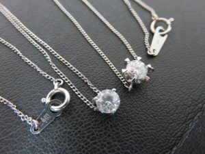 ダイヤモンドのネックレスのお買取なら日置市の大吉 タイヨーグラード伊集院店！
