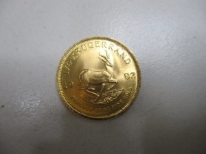 大吉 武蔵小金井店 K22　クルーガーランド金貨の画像です。