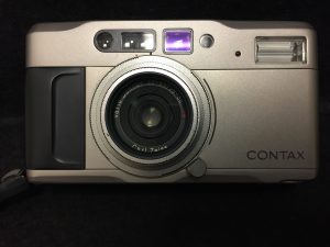 コンタックスのコンパクトカメラを買取させて頂いた大吉バザールタウン篠山店です！