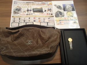 ブランド時計・バッグはおまかせ!オメガ(OMEGA)・シャネル(CHANEL)のお買取は姶良市の大吉タイヨー西加治木店です!