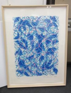 高松次郎　シルクスクリーン　1989年　アンドロメダ