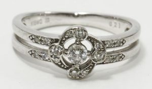 モニッケンダム　Ｋモニッケンダム １８ＷＧリング　Ｄ０．２１ｃｔ