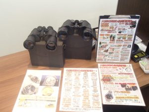 双眼鏡・望遠鏡の査定買取なら姶良市の買取専門店タイヨー西加治木店にお任せ下さい!