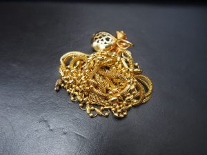 金のネックレスをお買取り致しました大吉大船店です。