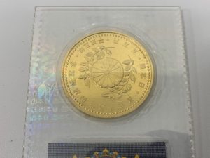日本の金貨、御成婚記念金貨を買取させて頂いた神戸市西区の大吉イズミヤ西神戸店です！