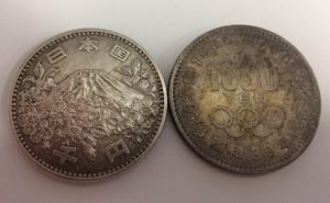 オリンピック1000円硬貨買取致します。買取専門店大吉サンビーチ追浜店です。