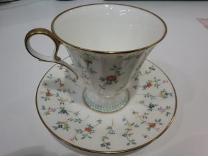 ノリタケのカップアンドソーサーを買取させて頂いた大吉伊勢ララパーク店です!