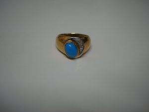 トルコ石の指輪をお買取り致しました大吉大船店です。