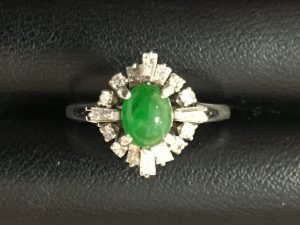 翡翠付きの指輪を買取させて頂いた神戸駅近くにある大吉デュオこうべ店です!