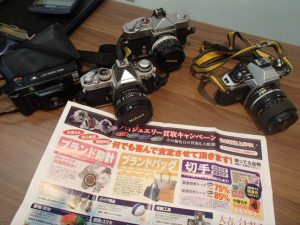 マニュアルフォーカスカメラはレンズまで逃さず査定買取!詳しさが違う!姶良市・買取専門店大吉タイヨー西加治木店です