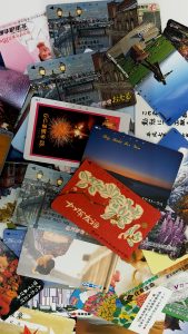 テレカ山盛り (2)