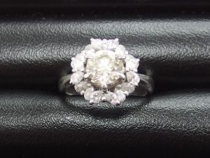 買取専門店大吉 桶川マイン 店 プラチナ台 ダイヤモンドリング お買取りしました。