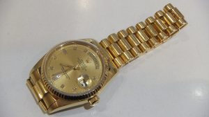 ROLEX デイデイト　18038 10P 750刻印