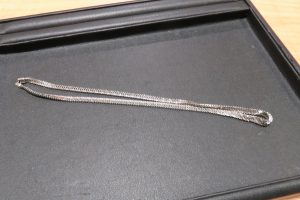プラチナのネックレスバッチリお買取です。 