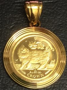 マン島 キャットコイン 1/25オンス(1.2g) 純金 K24