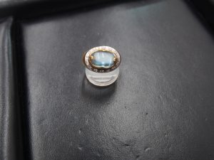 ブルートパーズの指輪をお買取り致しました大吉鶴見店です。