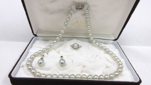 田崎真珠 ネックレスイヤリング指輪 3点セット
