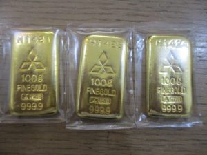 大吉 武蔵小金井店 金 インゴットの画像です。