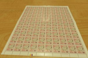 きれいな切手のシートです 暫く眺めていたいきもちです 