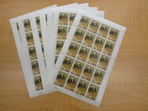 普通切手シートのお買取いたしました。買取専門店大吉ゆめタウン中津店です。