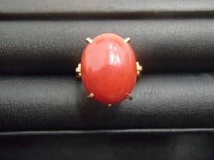 赤珊瑚リングをお買取り!大吉ゆめタウン八代店