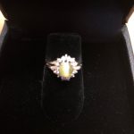 Pt900　クリソベリルキャッツアイ1.24ct