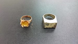 金のリングを買取しました、金相場高騰中！大吉草加店にお任せください