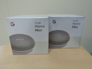 Google Home Mini・グーグルホームミニ スマートスピーカー チョーク