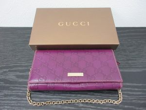 グッチのバッグと財布をお買取りしました!大吉イオンタウン山梨中央店です。