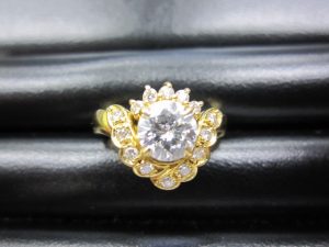 大吉本八幡店、ダイヤの指輪をお買取り致しました。