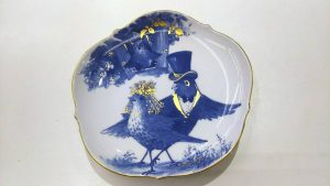 マイセンメモリアルプレート小鳥の結婚式買取大吉鶴見店