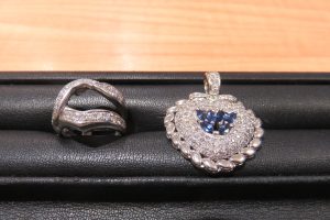 メレダイヤを最高に決めた ジュエリーのお買取です。