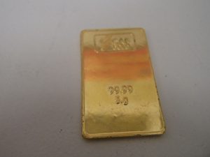 5gの純金インゴットをお買取!重量は関係なく、インゴットお買取は買取専門店大吉タイヨー西加治木店におまかせ!!