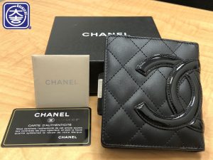 大吉 平塚 CHANEL カンボンライン 2つ折りウォレット