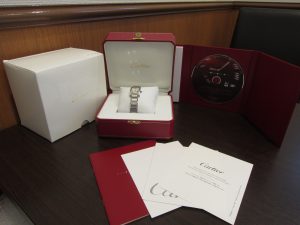 cartierタンク　レディース　買取