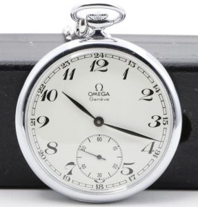 オメガ　手巻き　懐中時計