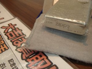 ZIPPOでもスターリングシルバー製ももちろん高価買取！ZIPPOに精通した査定士がいる姶良市・買取専門店大吉タイヨー西加治木店がレベルの違いを出すでしょう。