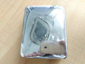 純銀　小物入れ