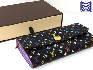 秦野 大吉 LOUIS VUITTON マルチカラー ポルトフォイユ ノワール