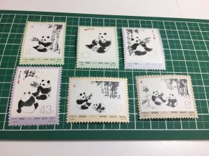 中国切手 2次 オオパンダ 6種完品（革14）