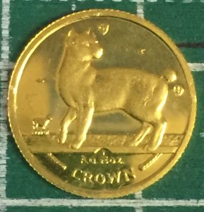 K24 純金 マン島 キャットコイン 1/25oz 約1.3g