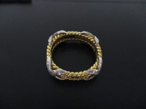 大吉 武蔵小金井店 ティファニーダイヤK18リングの画像です。