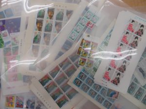 本日は切手をお買取りさせて頂きました。