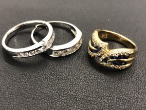 メレダイヤ付きリングも高価買取中！！大吉草加店♪