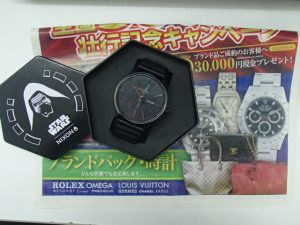 NIXON（ニクソン）のスターウォーズコラボ腕時計をお買取！霧島市の買取専門店大吉霧島国分店です。