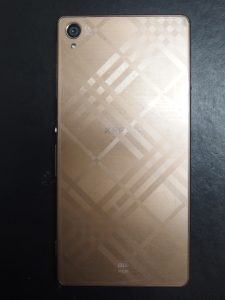 Sony Xperia Z3 android 背面