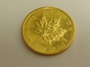 メープルリーフ金貨のお買取りを致しました。買取専門店大吉ゆめタウン中津店(大分)です。